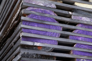 Rough cut and kiln dried lumber